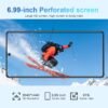 I25 Ultra Unlocked Cell Phone, Built in Pen, Smartphone Battery 7000mAh, 6.99" HD Screen Unlocked Phones, 8+256GB 5G The Phone Android 14, Face ID/Fingerprint Lock/GPS (Black)