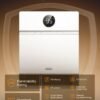Dreo Smart Wall Heater, IP24 Electric PTC Space Heater for Indoor Use, 30° Oscillation, Adjustable Thermostat, Remote Control, Works with Alexa, 24H Timer, Easy-mounted Heater for Bedroom, Office