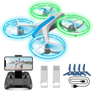 4DRC Mini Drone with 1080P HD FPV Camera for kids,RC Hobby Quadcopter Toys Gifts for Adults beginner,One Key Take Off/Land,Gravity Control,360° Flip,Colorful LED Light