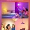 Govee Smart Light Bulbs, Color Changing Light Bulb, Work with Alexa and Google Assistant, 16 Million Colors RGBWW, WiFi & Bluetooth LED Light Bulbs, Music Sync, A19, 800 Lumens, 4 Pack