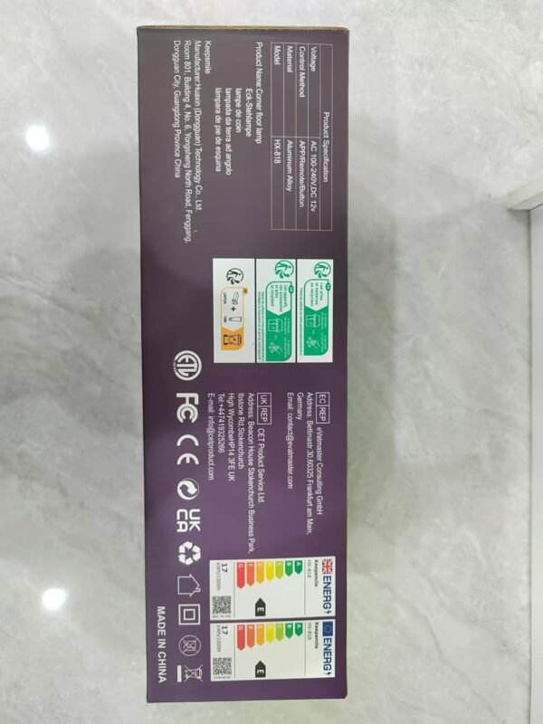 71x4cOk9bSL._AC_SL1500_.jpg Keepsmile Smart RGB LED Corner Floor Lamp,172 LEDs Bright Standing Lamps for Living Room with APP and Remote,Modern Floor Lamp with Music Sync and 16 Million Colors, Ambient Lighting for Bedroom