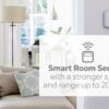 Honeywell Home T9 WiFi Smart Thermostat with 1 Smart Room Sensor, Touchscreen Display
