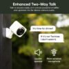WYZE Cam v4, 2.5K HD WiFi Smart Home Security Camera, Indoor/Outdoor, Pet/Baby Monitor, Motion Activated Spotlight/Siren, Color Night Vision, 2-Way Audio, Works with Alexa & Google, Wired, Grey