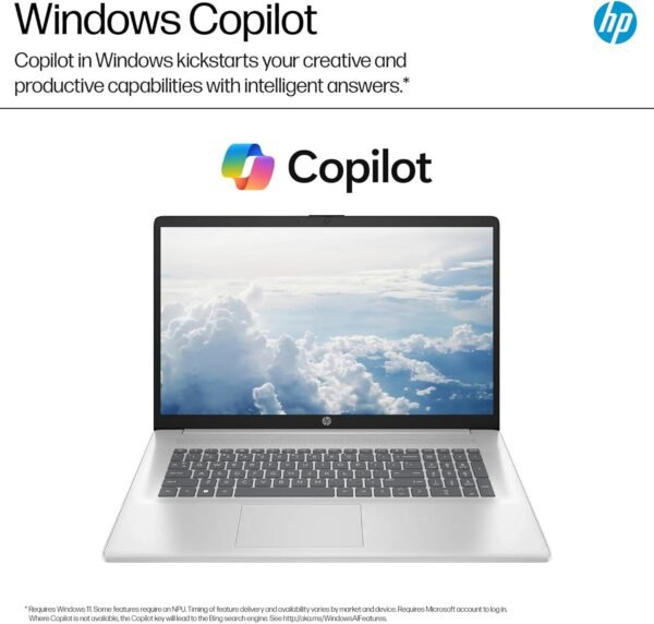 HP 17.3" FHD Business Laptop, 32GB RAM 1.5TB Storage (1TB SSD+512GB Docking Station Set), 6-Cores AMD Ryzen 5, Windows 11 Pro with Microsoft Office Home & Business Included, PLUSERA Earphones, Silver