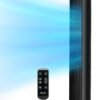 LEVOIT Classic 36 inch Tower Fan for Bedroom, 25ft/s Airflow Standing Fan that Blows Cold Air for Home, 90° Oscillation, Quiet 28dB, Remote, 12H Timer, 5 Speeds, 4 Modes with Smart Sensor, Black