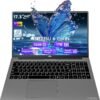 17.3" FHD-Laptop Business-Laptop, 32GB RAM 1TB SSD Intel 6 Cores i3-1215U(Beat i5-1135G7) Backlit Keyboard WiFi 6 BT5.2 Windows 11 Laptop 54Wh Battery Webcam 65W Type-C Fingerprint Numpad