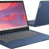 Lenovo Chromebook 14 Touchscreen Laptop (14" FHD Touch Display, 8-Core MediaTek Kompanio 520, 4GB RAM, 128GB Storage (64GB eMMC+64GB SD)), Webcam, 13-Hrs Long-Battery Life, Chrome OS, Abyss Blue