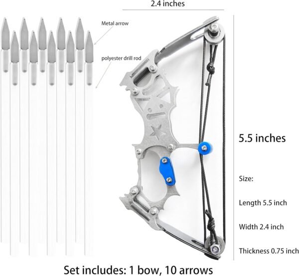 Archery Bow Set Compound Bow Stainless Steel Training Bow Outdoor Sports Hunting Cool Stuff Professional Competition