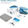 BEAUTURAL Fabric Shaver and Lint Remover, Sweater Defuzzer with 2-Speeds, 2 Replaceable Stainless Steel Blades, Battery Operated, Remove Clothes Fuzz, Lint Balls, Pills, Bobbles