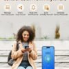 Philips Wi-Fi Smart Lock with Handle, Keyless Entry Keypad Door Lock with Handle, Front Door Deadbolt Set with WiFi Gateway, App Control, Fingerprint Unlock, PIN Code Unlock, Auto Locking