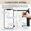 3in1 Digital Smart Pen, Smartpen Writing Set-Smart pens for Note Taking, Real-time Digital Synchronization Compatible for iOS and Android Smartphone, Smart Pen and Notebook and Writing pad