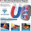 APPS2Car Magnetic Car Phone Holder Mount [Flexible Long Arm] Anti-Shake Windshield Phone Mount [6 Strong Magnets] Cell Phone Holder for Car [Case Friendly] Compatible with iPhone Smartphones Tablets