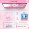 HP Ultralight 14 inch Laptop with Intel 4-Core Processor • with Microsoft 365 and Wireless Earbuds • 16GB RAM • 128GB External & 64GB Onboard & 1TB Cloud Storage • HD Display • Pink • Windows 11