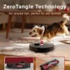 Yeedi M12 PRO+ Robot Vacuum and Mop, 11000Pa Strong Suction, ZeroTangle Technology, TruEdge Deep Mopping, Auto Mop Washing/Drying, Auto-Lift Mopping, Mini Omni Station, Black