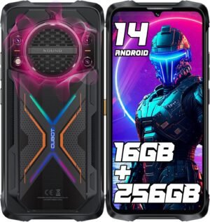 CUBOT Kingkong Power 3 Rugged Phone Unlocked-16GB+256GB Cell Phone,10200mAh(33w) Battery, 6.72''FHD+120Hz Screen Smartphone,123dB Speaker,100MP+32MP Camera, 4G Dual SIM Andiord 14/IP68/IP69K/NFC/GPS