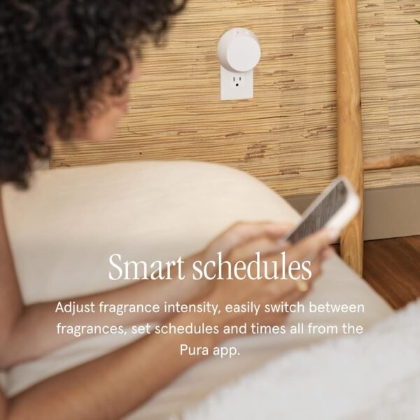 819ZNnAxGxL._AC_SL1500_.jpg Pura & Unify Co. Home Scent Refill - Smart Home Air Diffuser Fragrance - Up to 120-Hours of Premium Fragrance per Refill - Clean & Safe Diffuser - Household Essential - 2 Pack, Salt