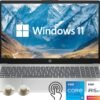 HP 15.6 inch Laptop, Intel i5 Processor Up to 4.4 GHz, 32GB RAM, 2TB SSD, HD Touch Screen, Intel Iris Xe Graphics, Windows 11 Home, Webcam, Wi-Fi, Bluetooth, Natural Silver, Alpacatec Accessory