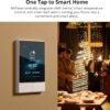 SONOFF Smart Switch, 2-Switch Panel Home Control, WiFi Smart Scene Wall Switch with Touchscreen, Smart Temperature Function, Lights Control, Compatible with Alexa and Google Home, NSPanel (1, White)