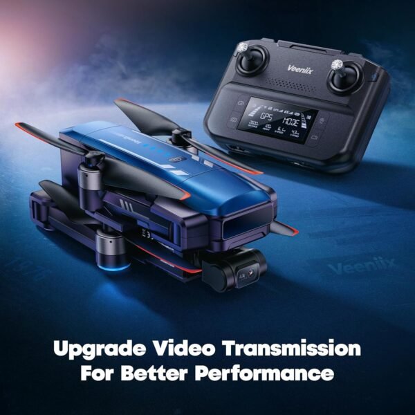 V11PRO Drone with 8K Camera for Adults, 3-Axis Gimbal Drone with 4K/30fps Video, 1/2 CMOS Sensor, 80min Flight Time with 2 Batteries, 6KM Video Transmission Quadcopter, Professional Drone