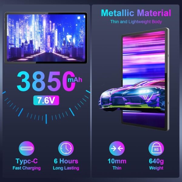 jumper 2025 New 2-in-1 Laptop/Tablet, 12 Inch 2K FHD IPS Touchscreen, Quad-core N100, 12GB DDR5 RAM 512GB SSD, Windows 11 Tablet with Magnetic Keyboard, Dual Stereo Speakers, Dual Camera, 2 Type-C