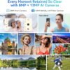 Blackview Wave 8 Android 14 Smartphones, Octa-core 12GB +128GB Expand 2TB Android Phone Unlocked, 90Hz Display, Fingerprint & Face Unlock, 5000mAh Cell Phones, 2 Years Warranty, 3.5mm Earphone Jack