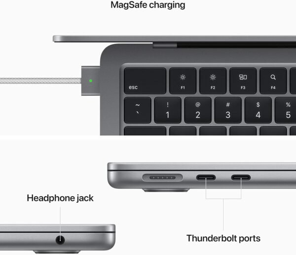 Apple 2022 MacBook Air Laptop with M2 chip: Built for Apple Intelligence, 13.6-inch Liquid Retina Display, 16GB RAM, 256GB SSD Storage, Backlit Keyboard, 1080p FaceTime HD Camera; Silver