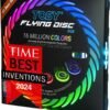 TOSY Flying Disc - 16 Million Color RGB or 36 LEDs, Extremely Bright, Smart Modes, Auto Light Up, Rechargeable, Easter, Birthday & Camping Gift for Men/Boys/Girls/Teens/Kids, 175g Frisbee