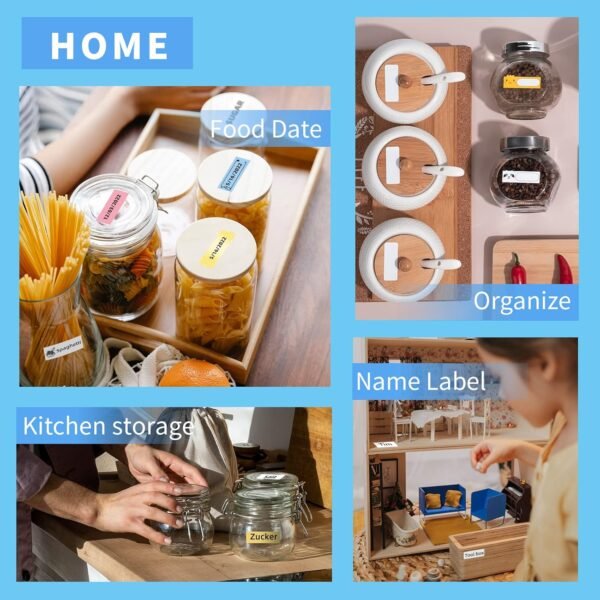 81ZynoMEYdL._AC_SL1500_.jpg Phomemo D30 Label Maker, Bluetooth Wireless Mini Pocket Smartphone Label Maker Machine, Direct Thermal Printer Rechargeable Labeler for Home Office Labeler, Works with Tablet, Phones