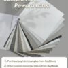 Motorized Blinds with Remote, 100% Blackout Smart Blinds, Motorized Shades, Automatic Blinds for Windows, Electric Blinds (Blackout Roller Shades Fabric Samples)