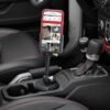 WeatherTech CupFone with Extension – Adjustable, Universal Cup Holder Cell Phone Mount Car & Truck Accessory – Best Design for iPhone & Smartphone Charging – Black Plastic Knobs