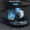 Dreo Smart Humidifiers for Bedroom, Top Fill 4L Cool Mist Humidifier with Nightlight, 32H Runtime, Touch/APP/Voice Control, Quiet Ultrasonic Humidifiers for Large Room, Home, Baby, Plants, Office