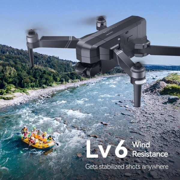 Ruko F11GIM2 Drones with Camera for Adults 4K, 64Mins Flight Time, Gimbal & EIS 4K Camera, 16404ft Digital video Transmission, GPS Auto-return Professional Quadcopter, Level 6 Wind Resistance