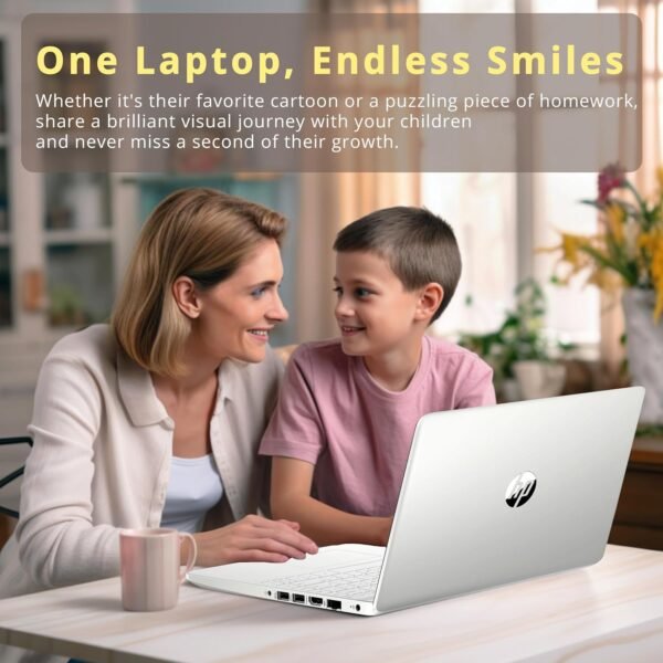 HP Stream 14" HD BrightView Laptop, Intel Celeron N4120 Processor, 16GB RAM, 64GB SSD, Intel UHD Graphics, 720p Webcam, WiFi, HDMI, Win 11 S, Silver (Renewed)