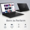 ASUS Chromebook CX1500 15.6" FHD Laptop, Intel Celeron N3350 Processor, 4GB RAM, 64GB eMMC, Intel HD Graphics, 720P HD Webcam, Wi-Fi, Bluetooth, Chrome OS, Black (Renewed)