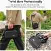 Skyreat Osmo Mobile 7P Case,PU Leather Portable Storage OM 7P Case Shoulder Bag for DJI OM 7 /7P Smartphone Gimbal Stabilizer Accessories