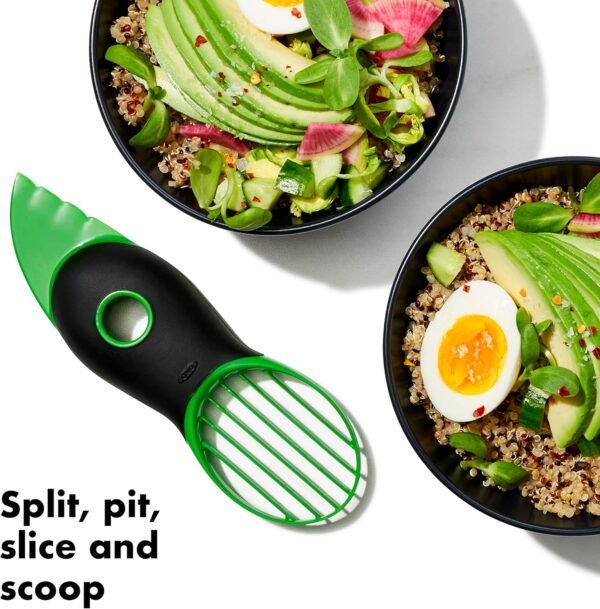 81s1IvABYcL._AC_SL1500_.jpg OXO Good Grips 3-in-1 Avocado Slicer - Green