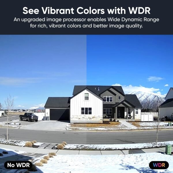 WYZE Cam v4, 2.5K HD WiFi Smart Home Security Camera, Indoor/Outdoor, Pet/Baby Monitor, Motion Activated Spotlight/Siren, Color Night Vision, 2-Way Audio, Works with Alexa & Google, Wired, Grey