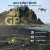 CHUBORY X10 PRO GPS Drone with Camera for Adults 4K UHD, 90 Min Long Flight Time,3280 FT Long Control Range, Auto Return, Follow Me, Brushless Motor, 5G FPV RC Quadcopter for Beginners(