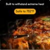 CHEF iQ Sense Smart Wireless Meat Thermometer with 3 Ultra-Thin Probes, Unlimited Range Bluetooth Meat Thermometer, Digital Food Thermometer for Remote Monitoring of BBQ Grill, Oven