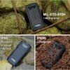 DOOGEE S41T Rugged Unlocked 2025,Android 14 6300mAh Battery,8GB+64GB,4G Dual Sim Rugged Smartphone,13MP Camera,IP68 Waterproof Cell Phone,Face Unlock,NFC/T-Mobile,Black