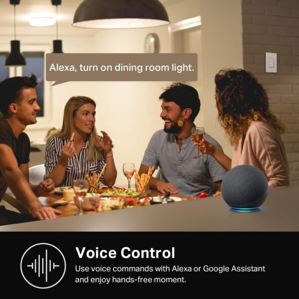 1748574935_719eBusV5uL._SL1500_.jpg Kasa Smart 3 Way Switch HS210 KIT, Needs Neutral Wire, 2.4GHz Wi-Fi Light Switch works with Alexa and Google Home, UL Certified, No Hub Required, White,2 Count (Pack of 1)