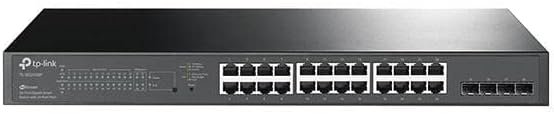 TP-Link TL-SG2428P - JetStream 28-Port Gigabit Smart Switch with 24-Port PoE+ - Limited Lifetime Protection