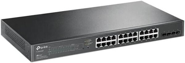 TP-Link TL-SG2428P - JetStream 28-Port Gigabit Smart Switch with 24-Port PoE+ - Limited Lifetime Protection
