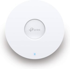 TP-Link EAP610 Ultra-Slim Wireless Access Point for Business | Omada True Wi-Fi 6 AX1800 | DC Adapter Included | Mesh, Seamless Roaming, WPA3, MU-MIMO | Remote & App Control | PoE+ Powered