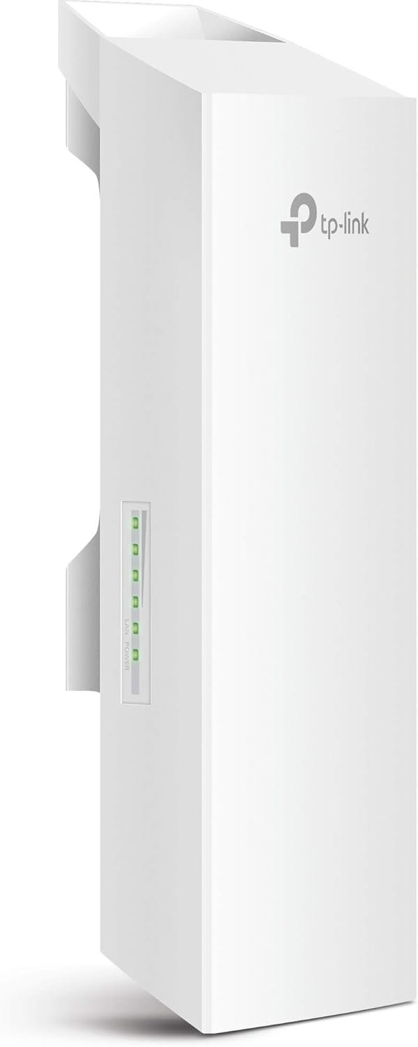 TP-Link 2.4GHz N300 Long Range Outdoor CPE for PtP and PtMP Transmission | Point to Point Wireless Bridge | 9dBi, 5km+ | Passive PoE Powered w/ Free PoE Injector | Pharos Control (CPE210)