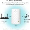 51DwmBbSYgL._AC_SL1100_.jpg TP-Link WiFi Extender with Ethernet Port, Dual Band 5GHz/2.4GHz , Up to 44% More Bandwidth than Single Band, Covers Up to 1200 Sq.ft and 30 Devices, Signal Booster Amplifier Supports OneMesh(RE220)