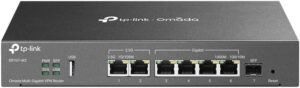 TP-Link ER707-M2 | Omada Multi-Gigabit VPN Router | Dual 2.5Gig WAN Ports | High Network Capacity | SPI Firewall | Omada SDN Integrated | Load Balance | Lightning Protection