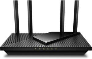 TP-Link AX1800 WiFi 6 Router V4 (Archer AX21) – Dual Band Wireless Internet, Gigabit, Easy Mesh, Works with Alexa - A Certified for Humans Device