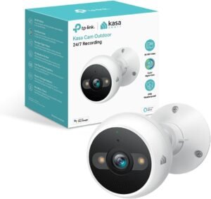 Kasa Smart 2K QHD Security Camera Outdoor Wired, IP65, Starlight Kasa Smart 2K QHD Security Camera Outdoor Wired, IP65, Starlight Sensor & 98Ft Night Vision, Motion/Person Detection, 2 Way Audio w/Siren, Cloud/SD Card Storage, Alexa &Google Home Compatible(KC420WS)