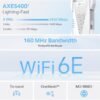 51TVelVGB6L._AC_SL1000_.jpg TP-Link - AXE5400 Tri-Band Mesh Wi-Fi 6E Range Extender - White (RE815XE)(Renewed)